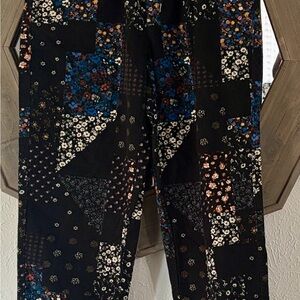 Floral Patchwork Pants